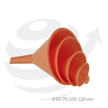 PRESSOL Trechterset HDPE  Ø 50, 75, 100 en 120 mm