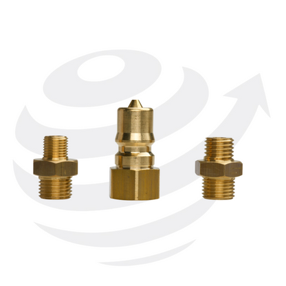Steeknippel voor koppeling Rectus Type 72-G 1/4" bi-met 2 adapters