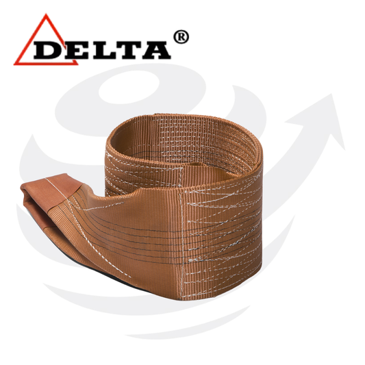 Hijsband 6 Ton – Deltasling met Versterkte Ogen 2 m ™ 10 m