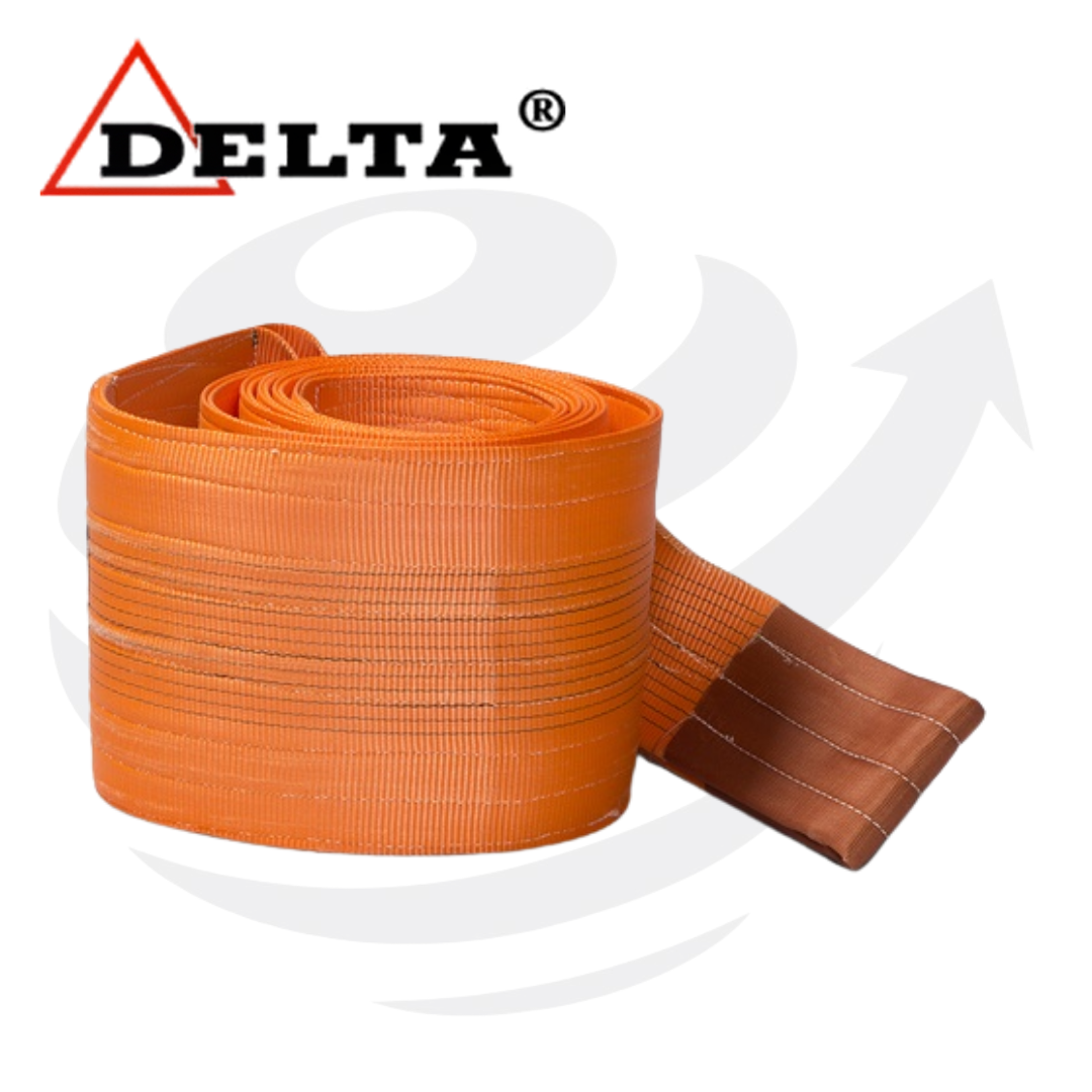 Hijsband 12 Ton – Deltasling met Versterkte Ogen 5 m ™ 12 m