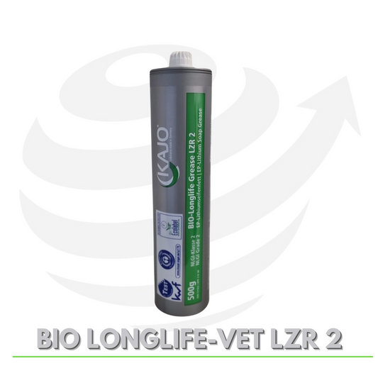 KAJO BIO Longlife Vet LZR 2 – biologisch afbreekbaar smeervet voor GWW & water‑nabije toepassingen
