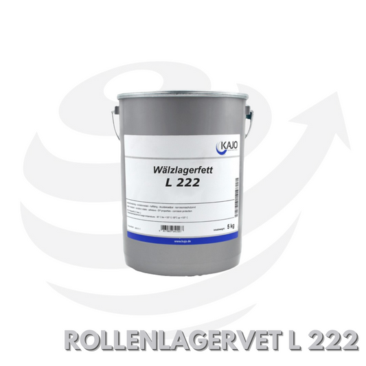 KAJO Rollenlagervet L 222 – lithium EP‑vet voor snel draaiende lagers
