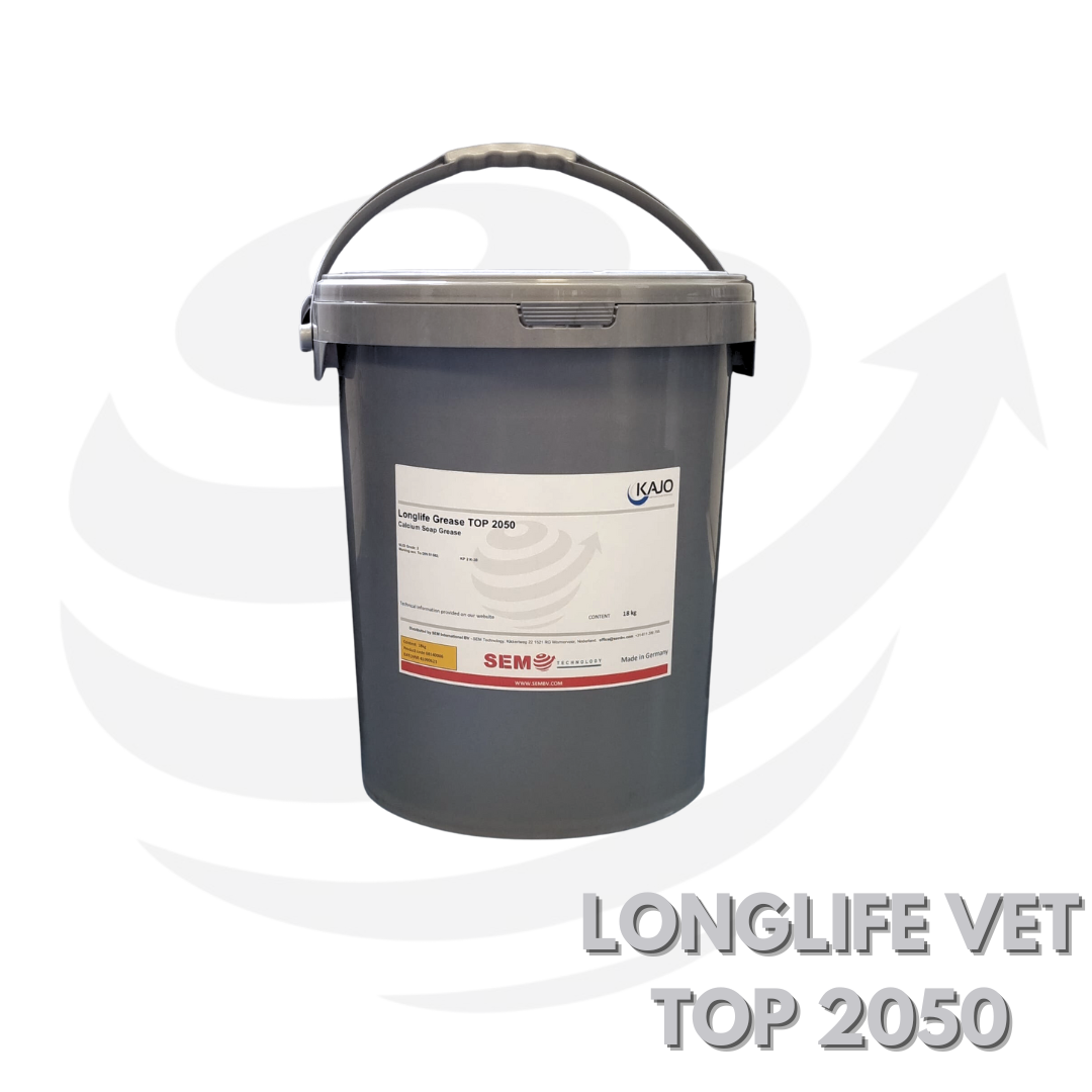 KAJO TOP 2050 Longlife Vet, hoogdruk smeervet voor zwaar GWW & bouwmaterieel