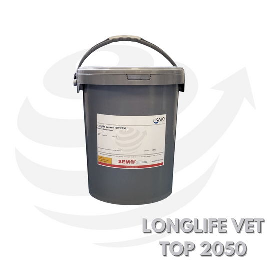 KAJO TOP 2050 Longlife Vet, hoogdruk smeervet voor zwaar GWW & bouwmaterieel